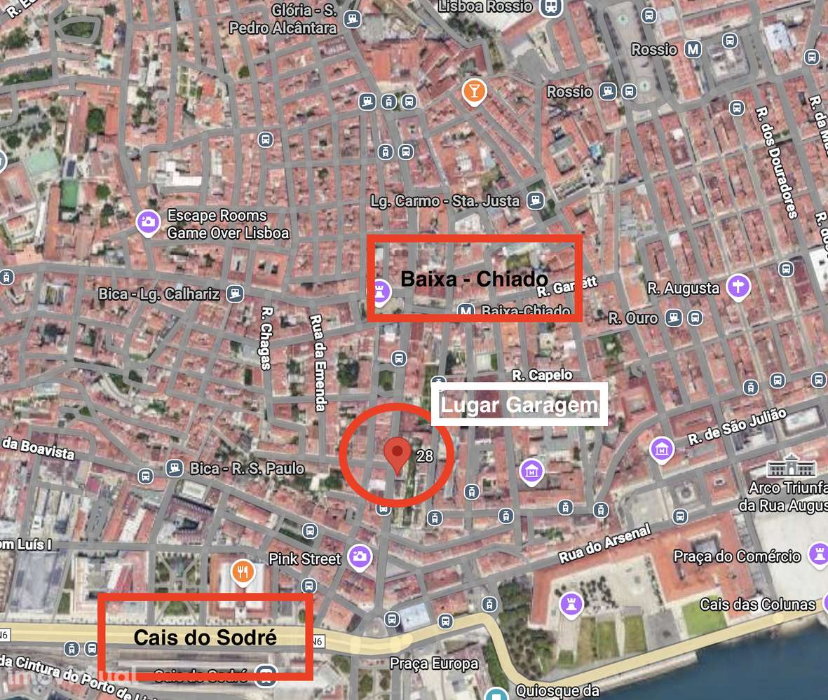 Lugares de Garagem - Rua do Alecrim - Terraços de Bragança - Grande imagem: 3/6