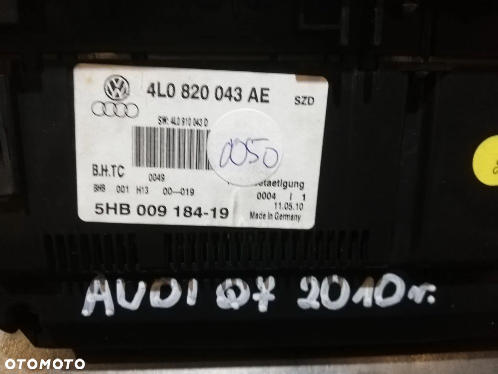 AUDI Q7 4L PANEL KLIMATYZACJI NAWIEWU 4L0820043AE - 2