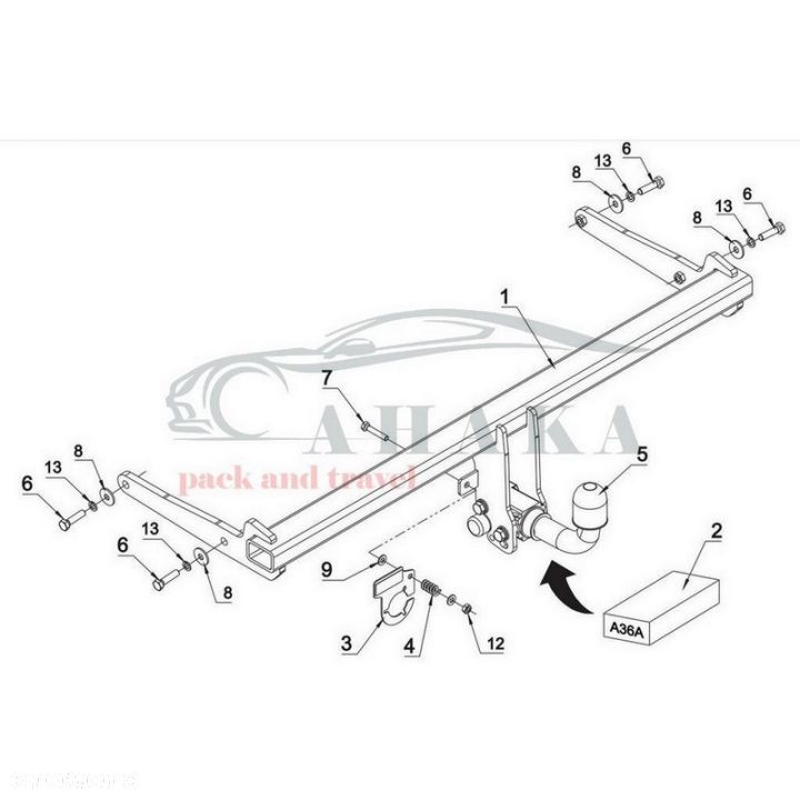 Hak Holowniczy Automat Do Audi Q2 Od 2016 - 2