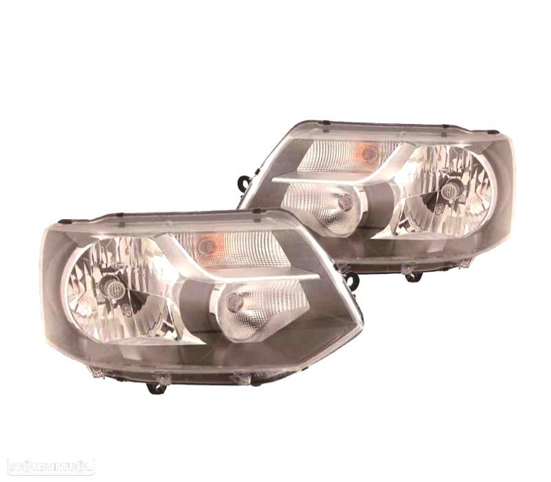 FARÓIS OPTICAS VOLKSWAGEN VW TRANSPORTER T5 10- - 1
