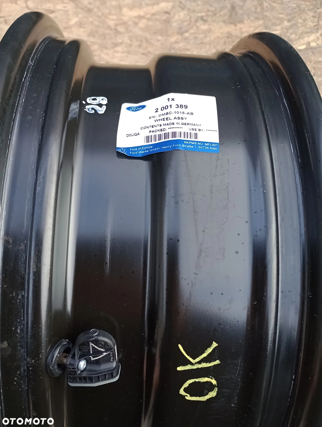 FELGA STALOWA 1SZT 5x108 R16  ET50 6,5J 63,4 FORD - 3