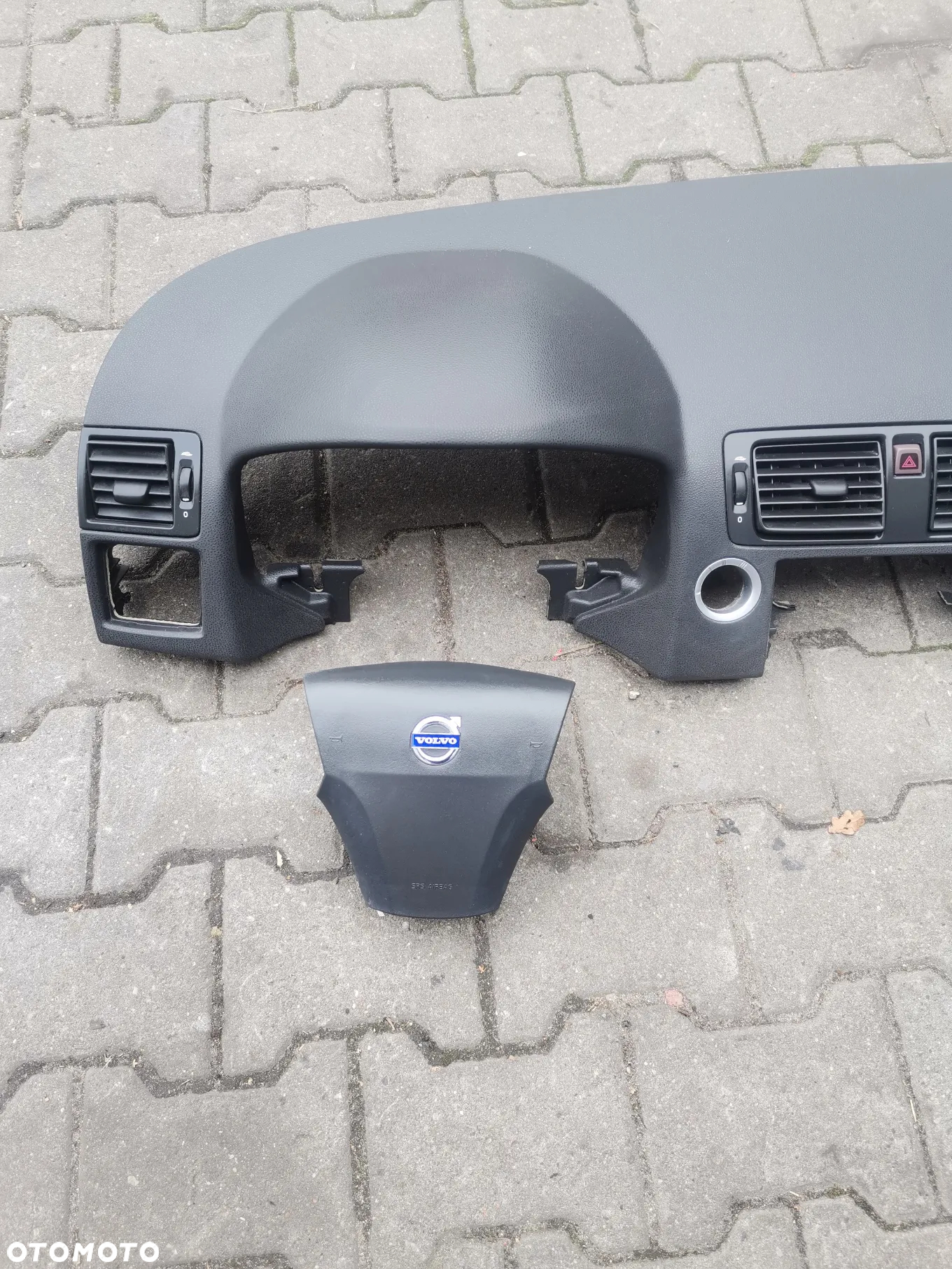 Deska rozdzielcza z poduszkami kierowca + pasażer Volvo S40 V50 C30 C70 - 2