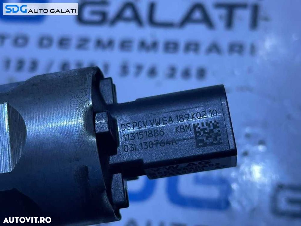 Rampa Presiune Injectoare Senzor Regulator VW Polo 6R 1.6 TDI CAY CAYA CAYB CAYC CLNA 2010 - 2018 Cod 03L130764A 03L906054A 03L089H [M8899] - 7