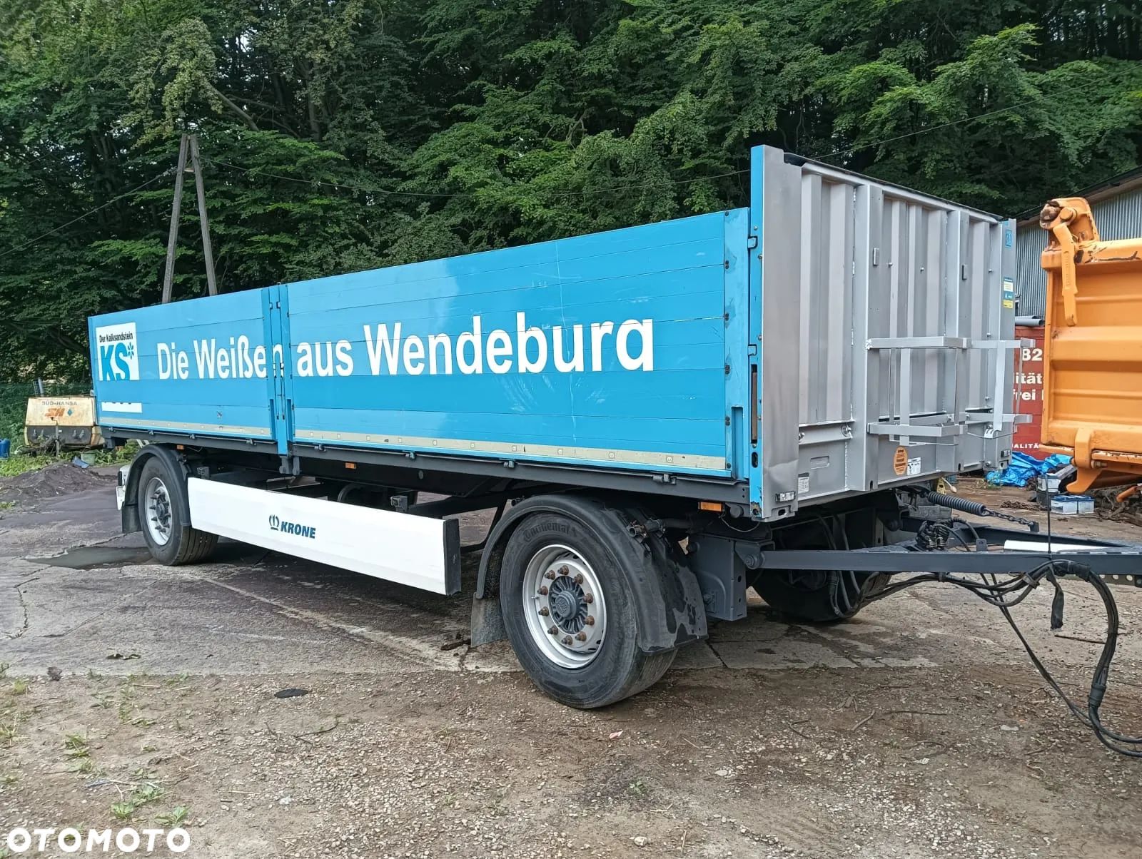 Krone przyczepa dwuosiowa dwu osiowa Burtowa burtówka rolnicza budowlana - 1