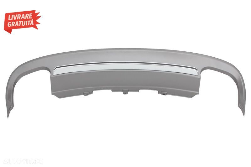 Difuzor Bara Spate cu Ornamente Evacuare Audi A5 8T 2 Usi (2012-2016) S5 Design- livrare gratuita - 2
