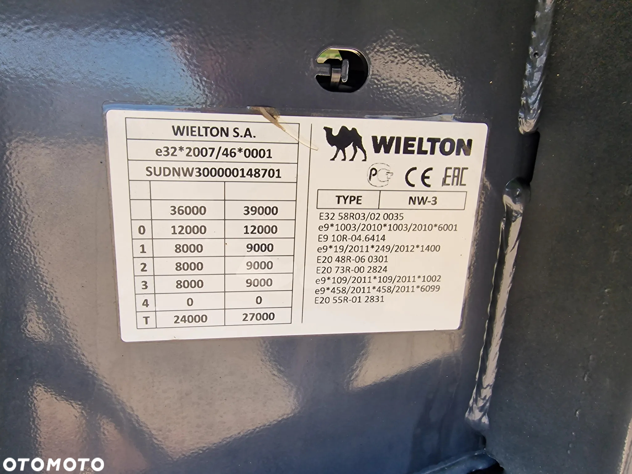 Wielton Wywrotka 50m3 2024 rok Uszkodzona Klapo-Drzwi - 10