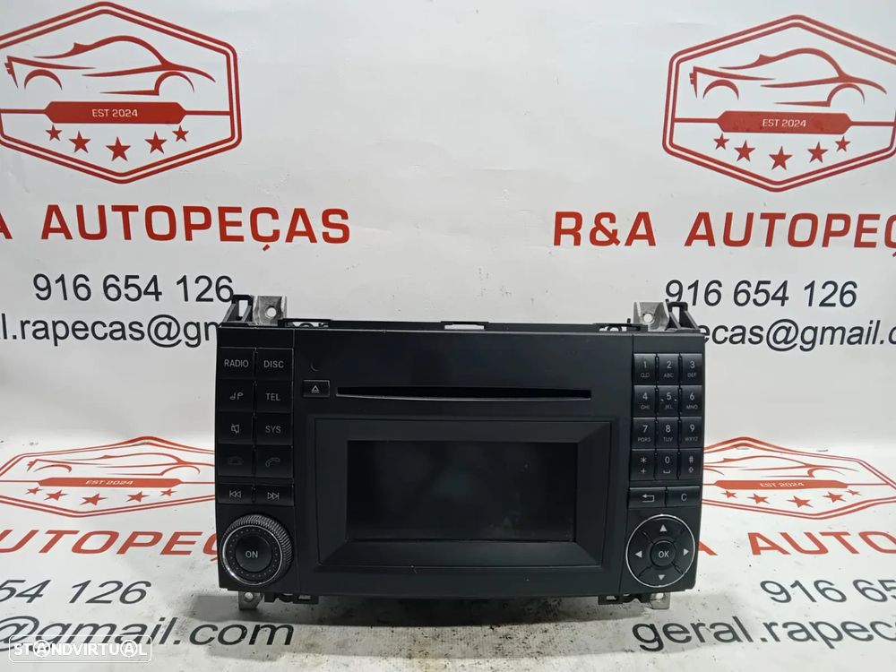 Auto Rádio Mercedes Class A W169 A1699002000 Original - 2
