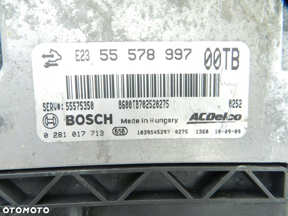 Sterownik Silnika OPEL CORSA D 1.3 CDTI 55578997 - 4