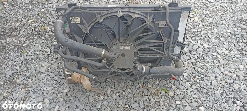 BMW E60 4.4 545 KOMPLET CHŁODNIC Wentylator WODA Wody Klimatyzacji - 5