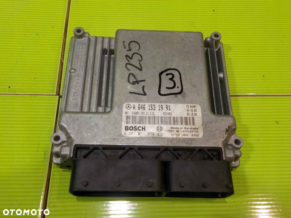 MERCEDES VITO II W639 2.1 CDI 04r sterownik silnika A6461531991 - 9