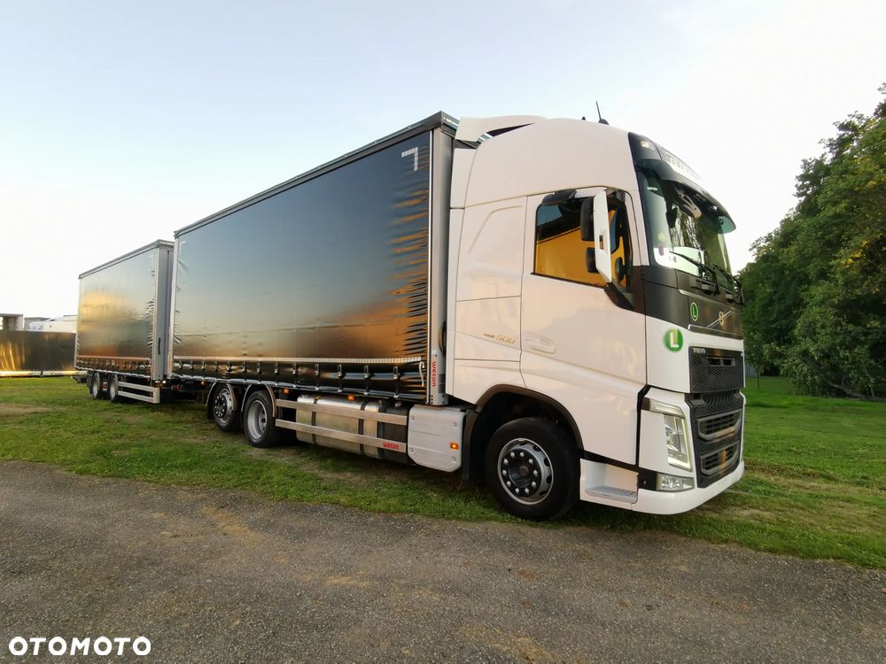 Volvo 2x FH 500 XXL GLOBETROTTER / WECON / 7.71M+7.71M / TANDEM / ZESTAW / SALON POLSKA / 1 WŁAŚCICIEL / PIĘKNY - 3