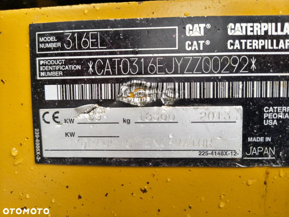 Caterpillar 316 EL Koparka gąsienicowa 3 razy łamana - 29