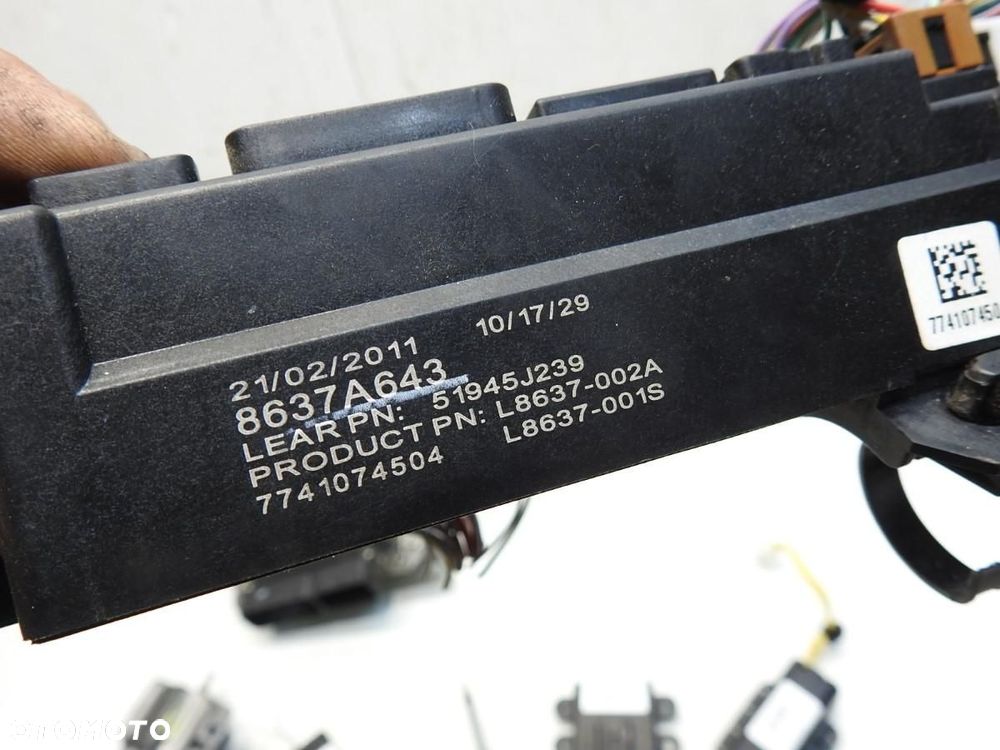 ZESTAW STARTOWY MITSUBISHI ASX 1.8 DI-D 1860B422 8637A643 8637A633 - 7