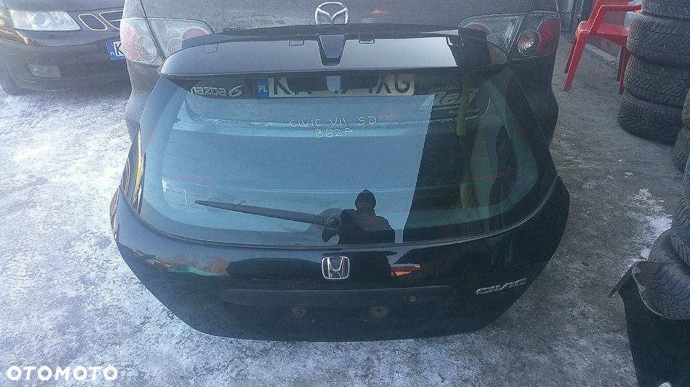 HONDA CIVIC VII 5D KLAPA TYLNA B92P