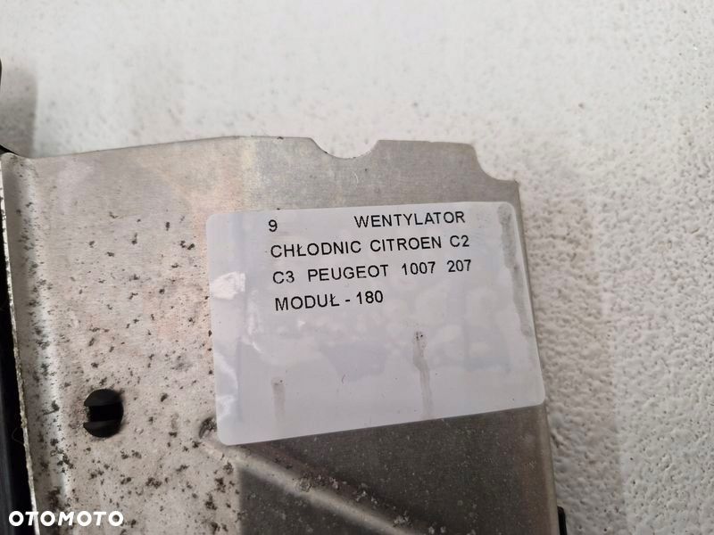 citroen c2 c3 peugeot 1007 207 wentylator chłodnic moduł - 5
