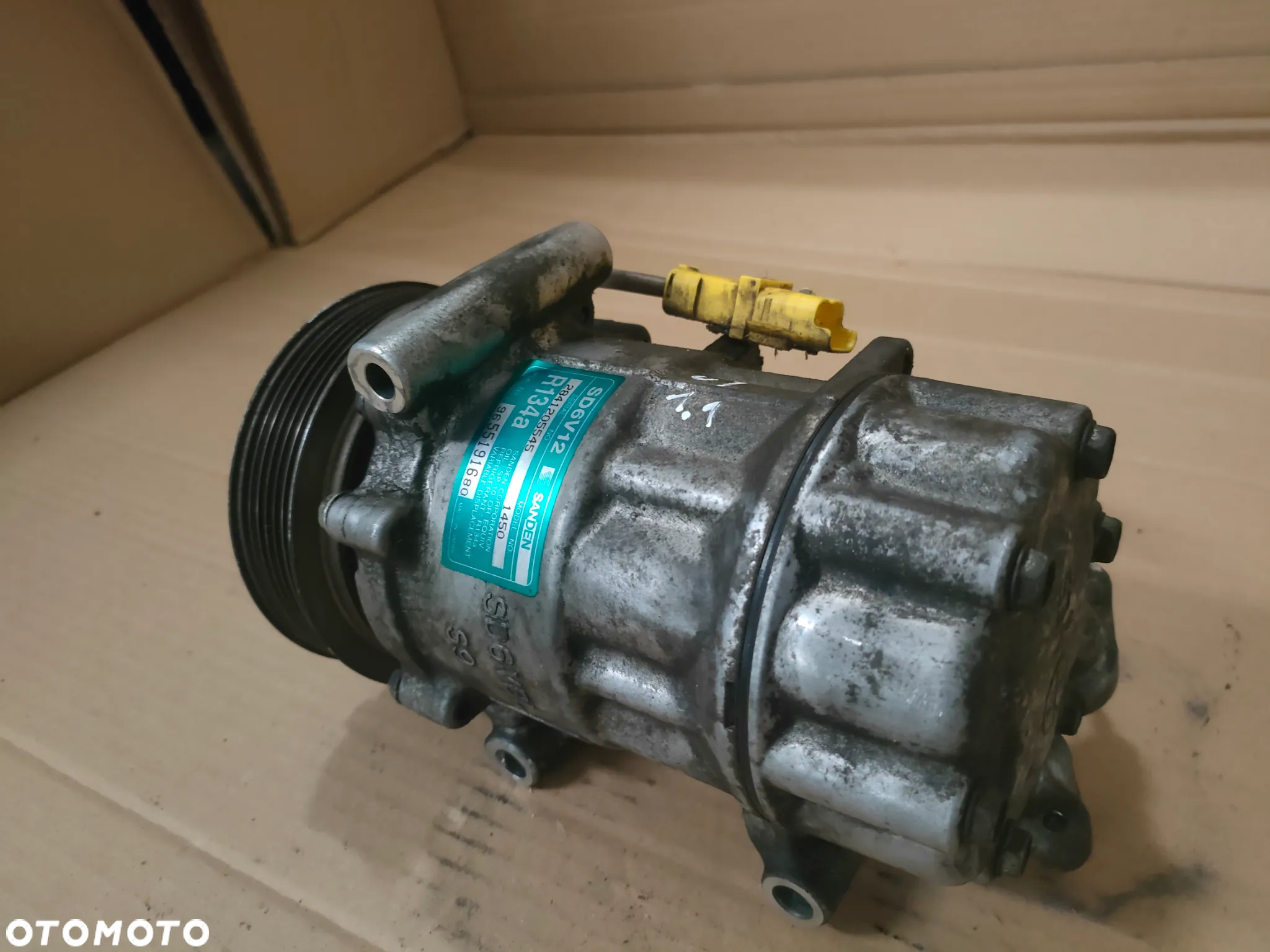 CITROEN C3 1.1 KOMPRESOR KLIMATYZACJI SPRĘŻARKA 9655191680 - 4