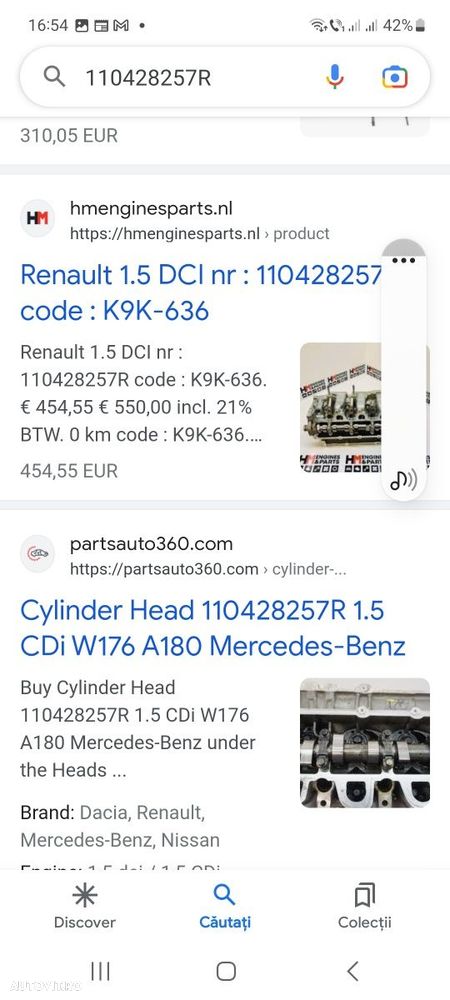 Chiulasa Mercedes Benz W176 1.5 CDI (K9K-636) - 6