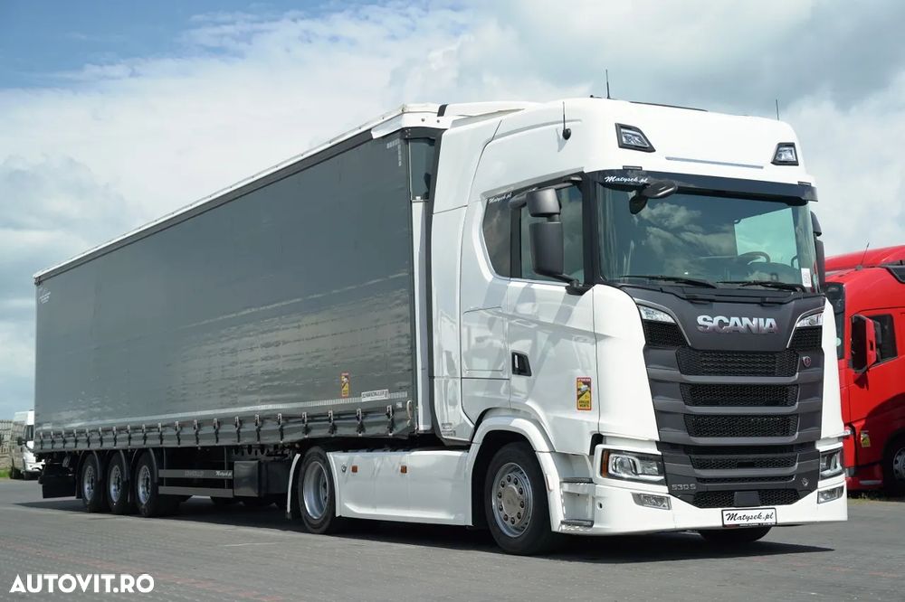 Scania S 530 / V8 / RETARDER / MEGA KIT / PLATĂ JOSĂ + KRONE / PUNTE RIDICATĂ / SAF - 5