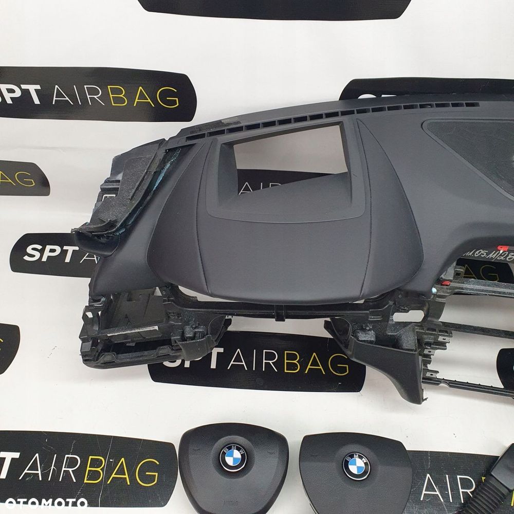 BMW SERII 6 F12 F13 DESKA ROZDZIELCZA KONSOLA KOKPIT PULPIT PODUSZKI AIRBAG AIR BAG NAPINACZE KIT SET - 2
