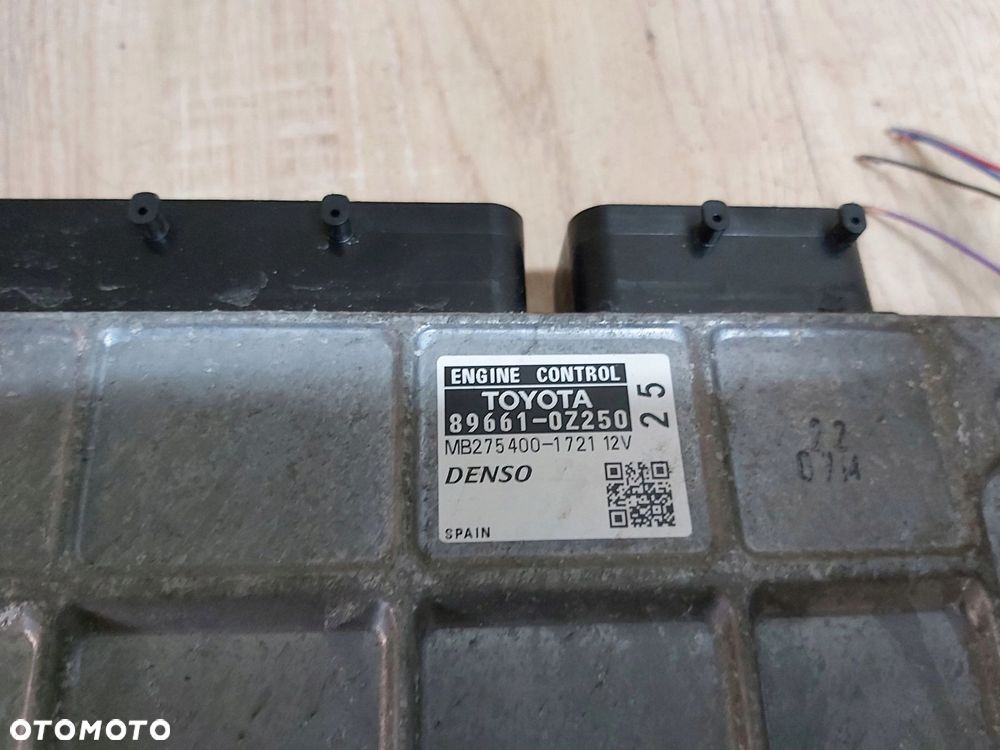 Toyota Auris I 1,8 pilot kluczyk komputer zestaw odpalenia 89661-0Z250 - 3