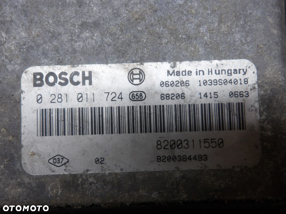 RENAULT ESPACE IV 2.2D STEROWNIK KOMPUTER SILNIKA 8200311550 - 4