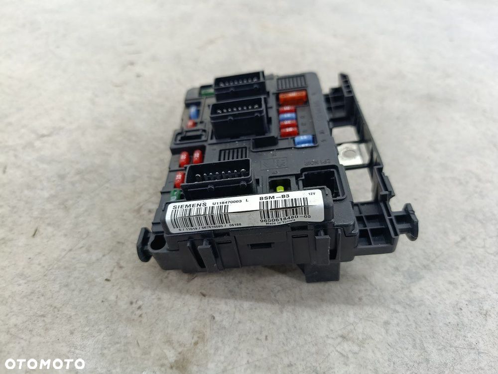 MODUŁ BSM PEUGEOT 1007 9650618480 U118470003  SIEMENS  BSM-B3 1.4 i - 7