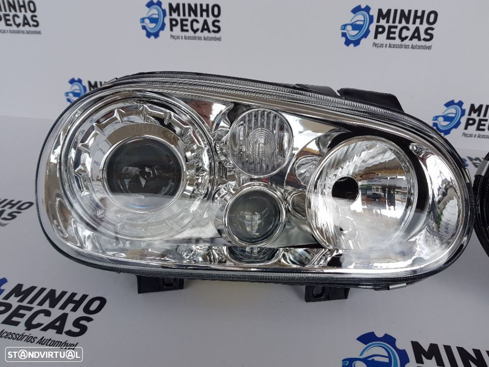 Faróis Golf 4 Look (R32) Fundo Cristal - 6