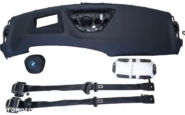 komplet poduszki deska pas pasy bmw ix1 head up niebieska niĆ - 1