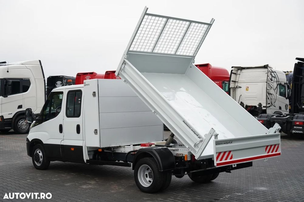 Iveco DAILY 35-140 / BASCULATOR / CU TRACȚIE MÂNĂ / DOUĂ TRACȚII / MANUAL / 6 LOCURI / - 5
