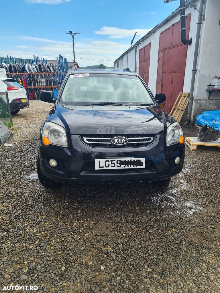 Aripa Stanga Fata Kia Sportage II 2006 - 2010 4 Usi NEGRU (947) - 8