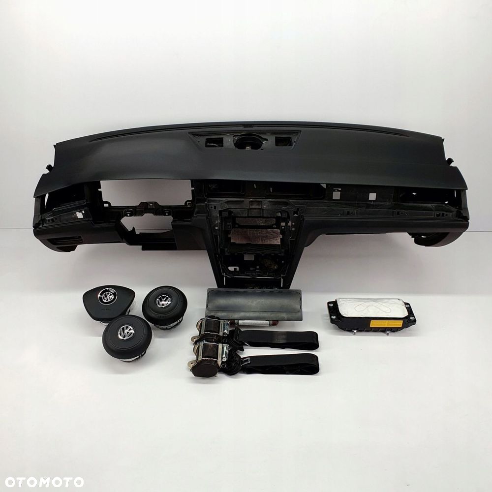 VW PASSAT B8 DESKA ROZDZIELCZA KONSOLA KOKPIT PULPIT PODUSZKI AIRBAG AIR BAG PASY KIT SET - 8