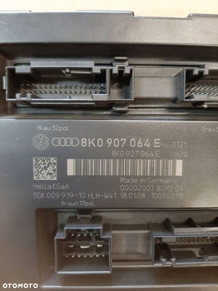 audi a5 8t a4 moduł sterownik komfortu 8k0907064e - 2