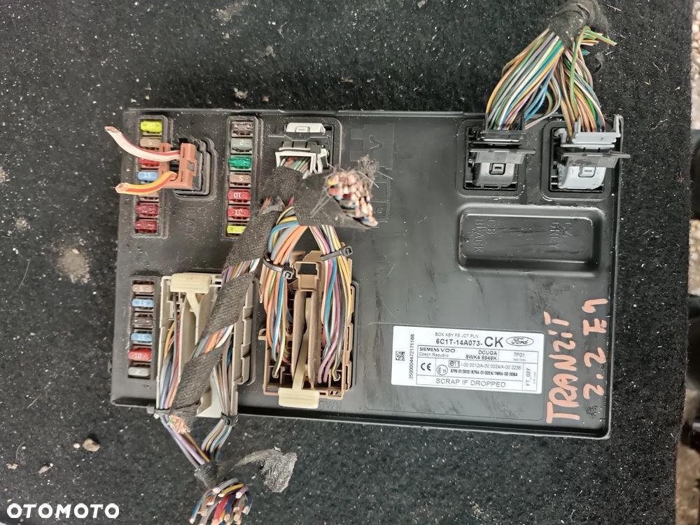 MODUŁ STEROWNIK KOMFORTU  FORD TRANSIT MK7 6C1T-14A073-CK 5WK48948K - 1