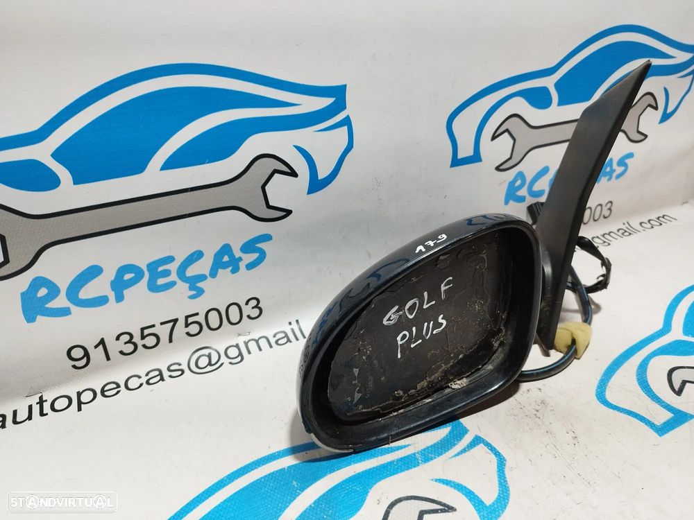 RETROVISOR ESQUERDO VW VOLKSWAGEN GOLF PLUS 5M 5M1857507A 5M1857507 ELETRICO AQUECIDO RETROVISORES - 2