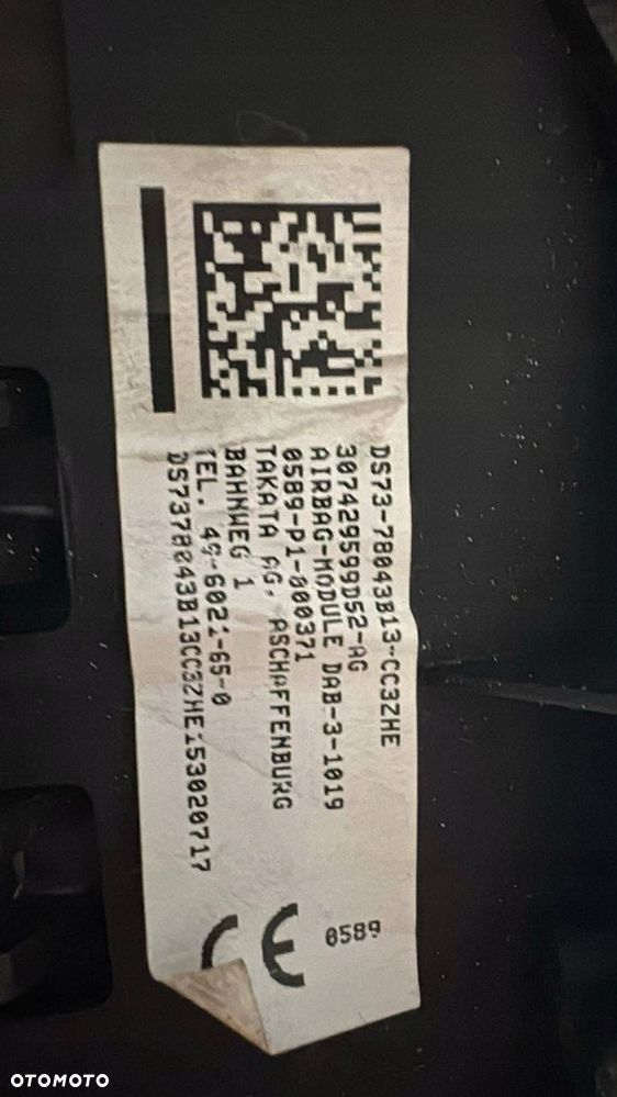 poduszka powietrzna kierowcy ford mondeo mk5 - 3
