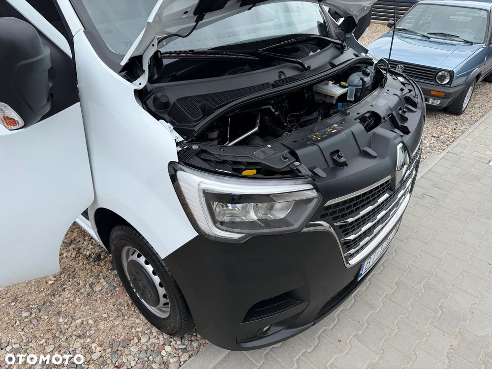 Renault MASTER L3H2 MAXI MOCNY SILNIK 2.3DCI Rozrząd na ŁAŃCUCHU, Pełna zabudowa paki, Zawiasy drzwi tył 180' DMC3.5t Duża ładowność 1302Kg, Homologacja VAT-1, Parktroniki, Minibar, Stolik EasyLife, Lustro WideView, Oświetlenie LED, Tempomat, Halogeny, Pakiet Chrom Design, Szare wnętrze, SERWIS ASO RENAULT!! - 29