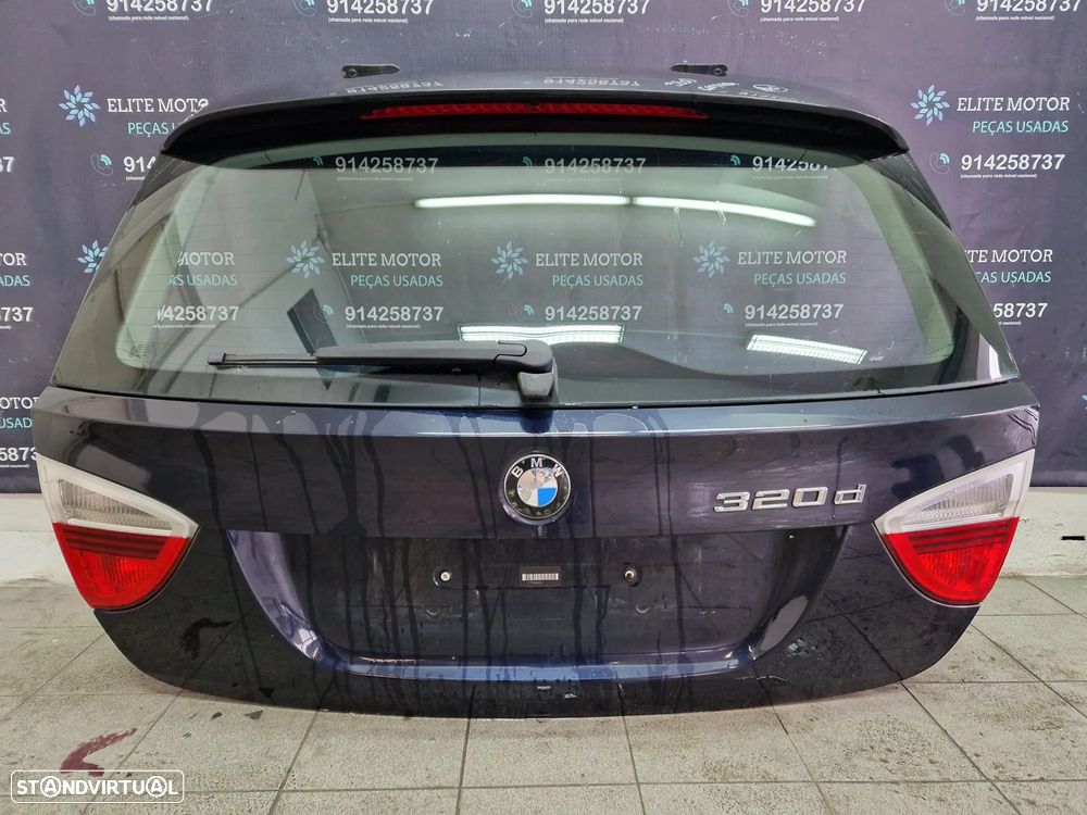 Tampa da mala usada BMW SERIE 3 E91 320D PRE LCI CARRINHA ENVIO GRATUITO - 3