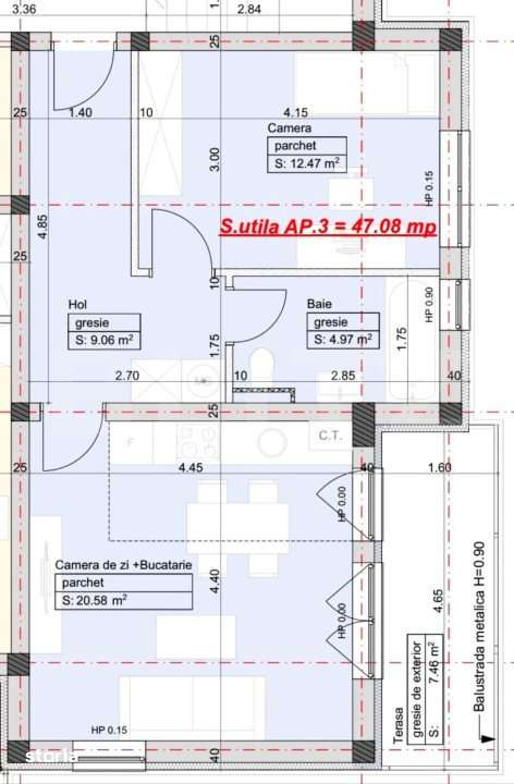 Apartament cu 2 camere, 47mp, zona Giroc — fotografia 1