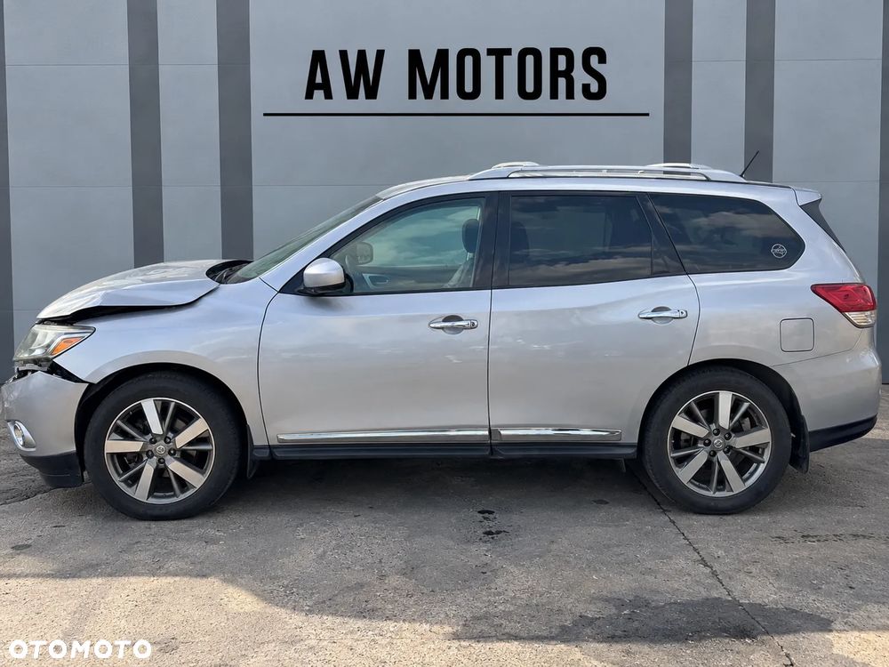 NISSAN PATHFINDER 2014 *SAMOCHÓD NA CZĘŚCI* 6899  MASKA, LAMPA, DRZWI, LUSTERKO, ZDERZAK, GRILL, BŁOTNIK, KLAPA, BELKA, DESKA, FOTELE, KANAPA, ĆWIARTKA KIEROWNICA, TARCZE, ZACISKI, ZAWIESZENIE, KOMPLETNY PRZÓD, KOMPLETNY TYŁ, LICZNIK, ZEGARY, PRAWE LEWE PRZÓD TYŁ