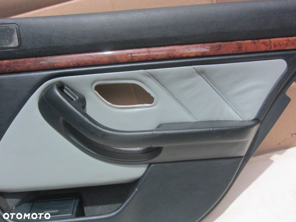BMW E39 SEDAN KOMBI BOCZEK DRZWI PRAWY TYŁ TYLNY ZIELONY SKÓRA SKÓRZANY - 4