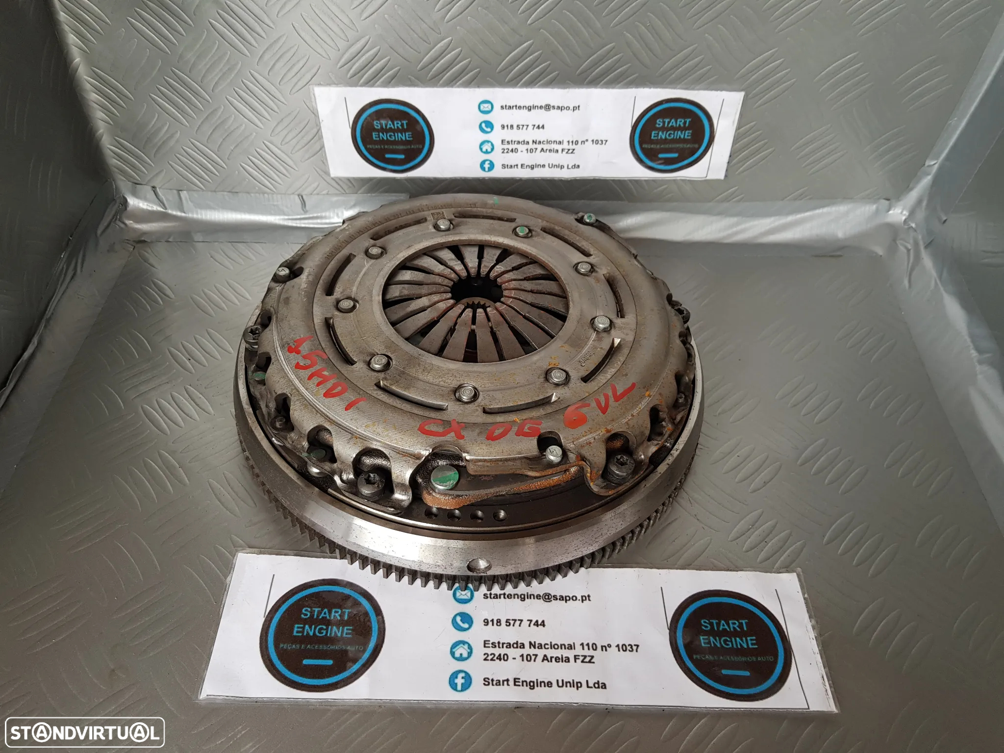 Volante Motor Bi Massa Peugeot Citroen 1.5 HDI - 2