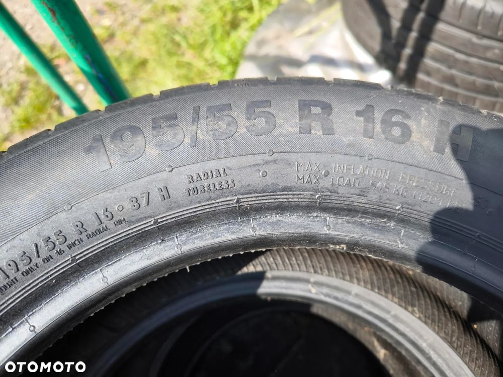 4 sztuki Opony LETNIE 195 55 16 Continental ContiEcoContact 5 Montaż Gratis! Ładnie 5,5mm!!! - 7