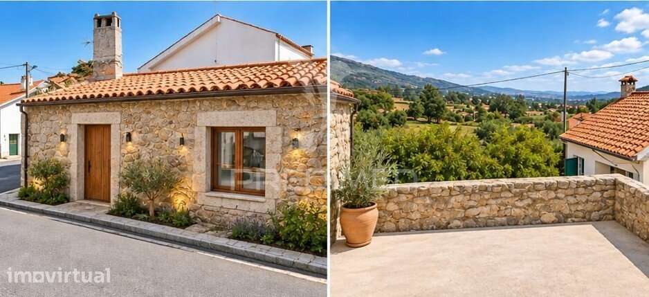 CASA PARA RECONSTRUÇÃO | BORRALHEIRA – COVILHÃ | Vista para a Serra... - Grande imagem: 5/11