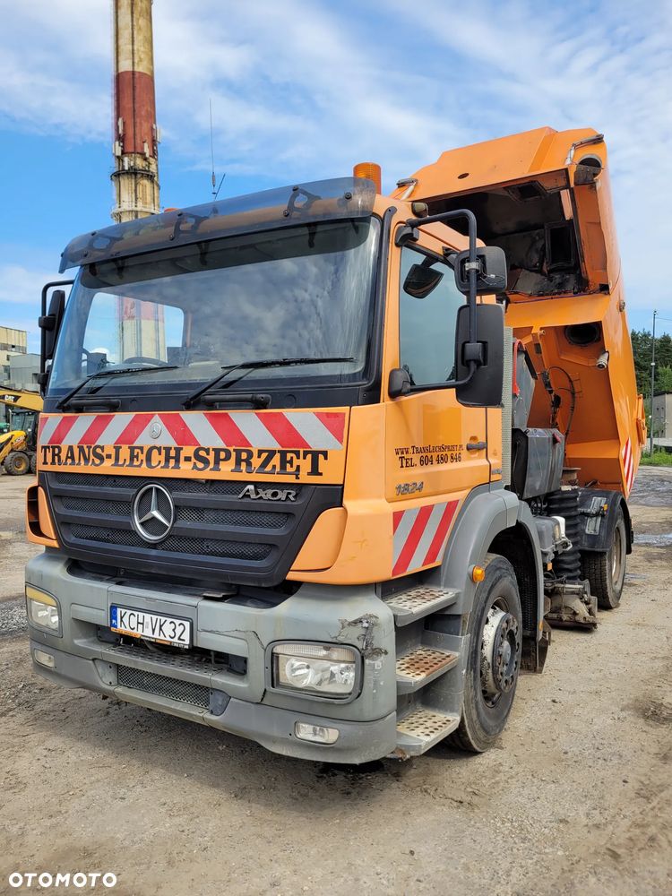 Mercedes-Benz AXOR Zamiatarka drogowa Johnston, Kupper Weisser - 11