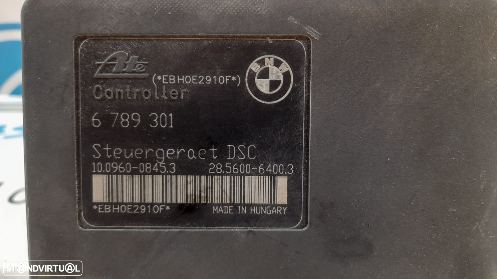 ABS MODULO BLOCO HIDRAULICO BMW SERIE 1 E81 120D 16V 163CV N47D20C 34516789300 6789300 6789301 E87 E82 E88 X1 E84 X3 E83 SERIE 3 E90 E91 SERIE 5 F10 F11 - 6