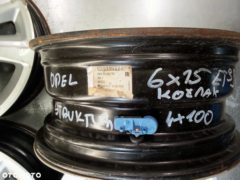 Felgi strukturalne Opel Adam Corsa D E Karl 6Jx15 et39 4x100 - 11