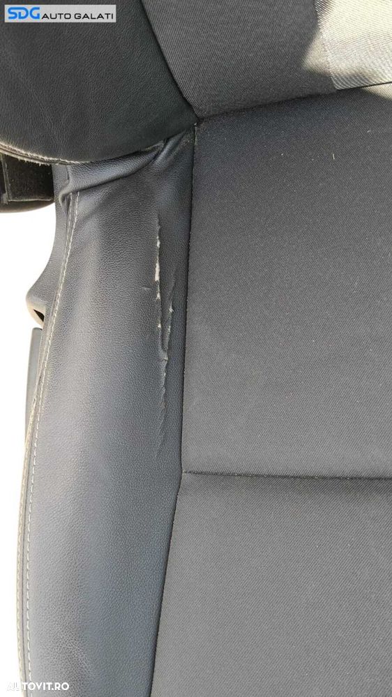 Interior Semipiele Semi Piele Alcantara Scaun Scaune Fata Stanga Dreapta si Bancheta cu Spatar Renault Megane 3 Hatchback 2008 - 2015 [M8292] - 2