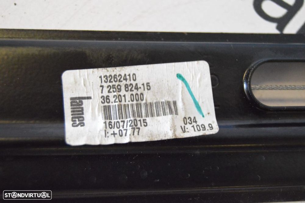 MOTOR SISTEMA ELEVADOR VIDROS FRENTE FRONTAL DIREITO 7259824 13262410 BMW SERIE 3 F30 F31 F80 - 4