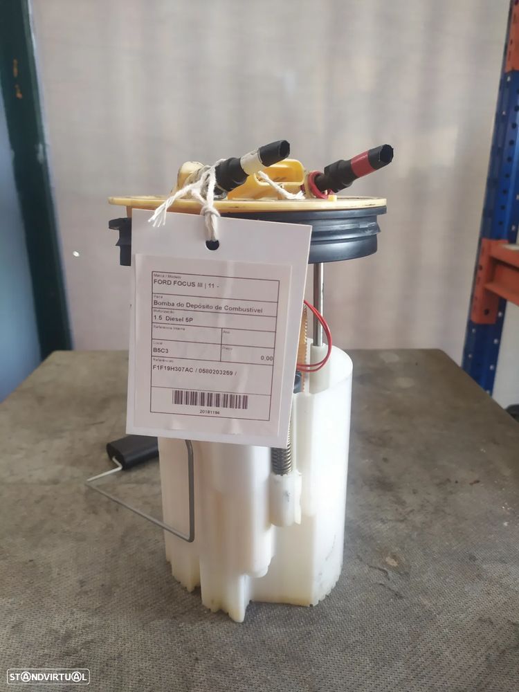 BOMBA DE COMBUSTIVEL FORD FOCUS III / F1F19H307AC / 0580203259 - 1