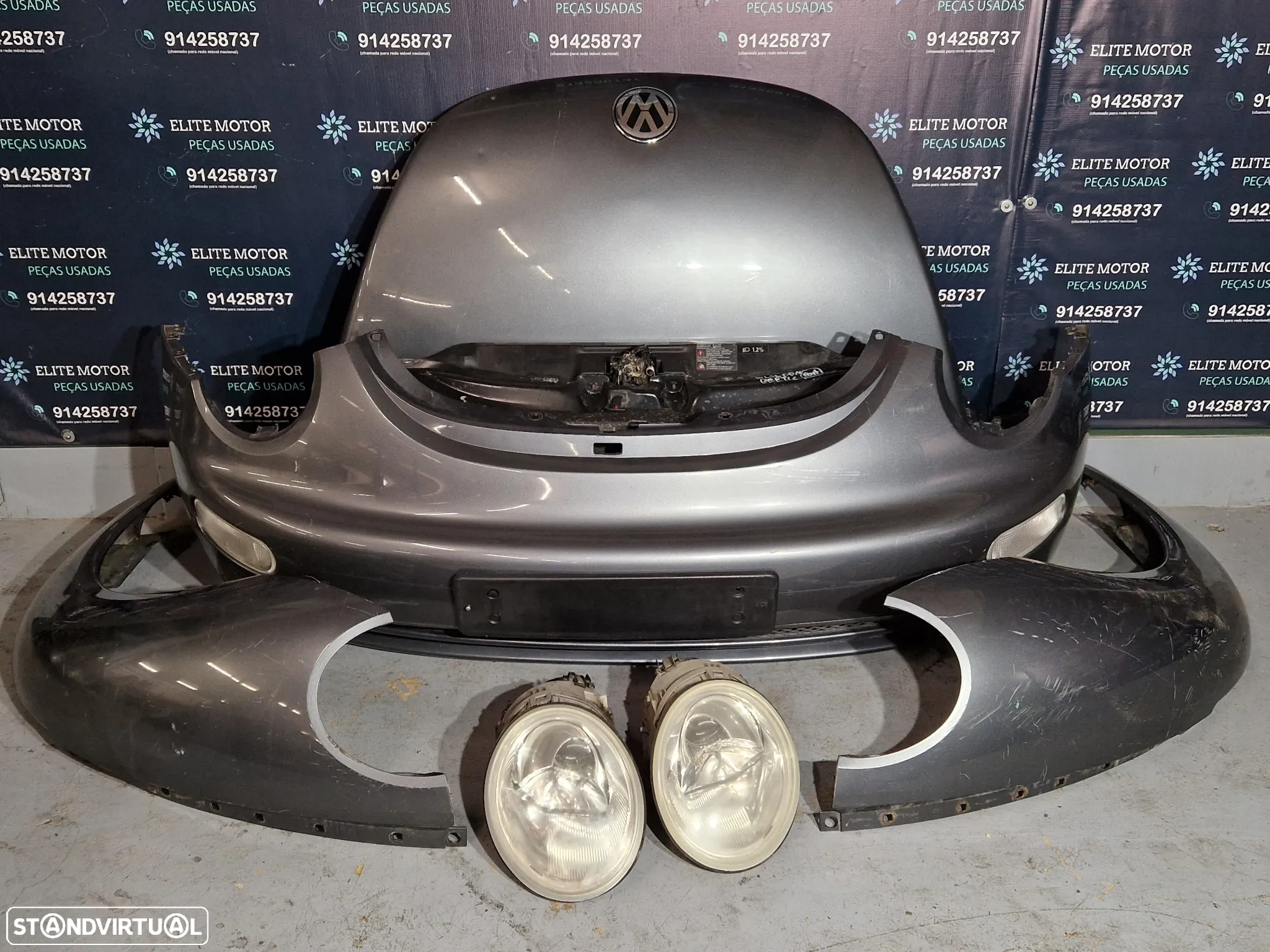 Frente completa usada VW BEETLE capot parachoques guardalamas radiador oticas - 2